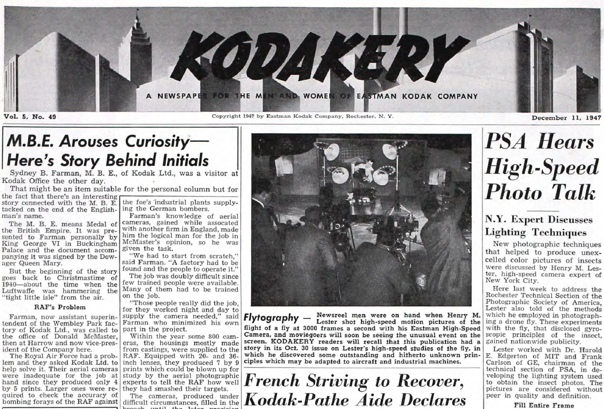 Kodakery front page