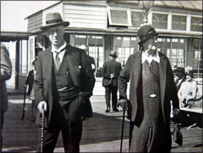 My paternal grandparents in Hastings in 1932